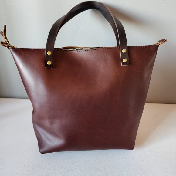 Portland Leather Tote "LIKE NEW" - Picture 6 of 16